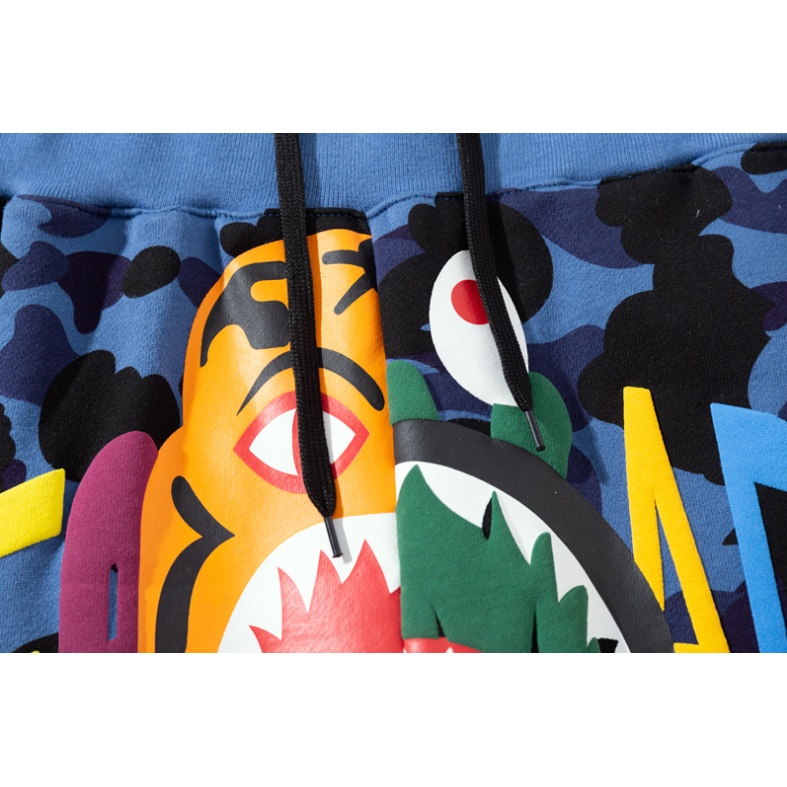 Quần Short BAPE Ngụy Trang Phong Cách Mới Cho Nam Và Nữ
