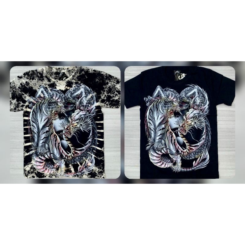 Áo Thun 3D Thái Lan Unisex Long tranh Hổ đấu
