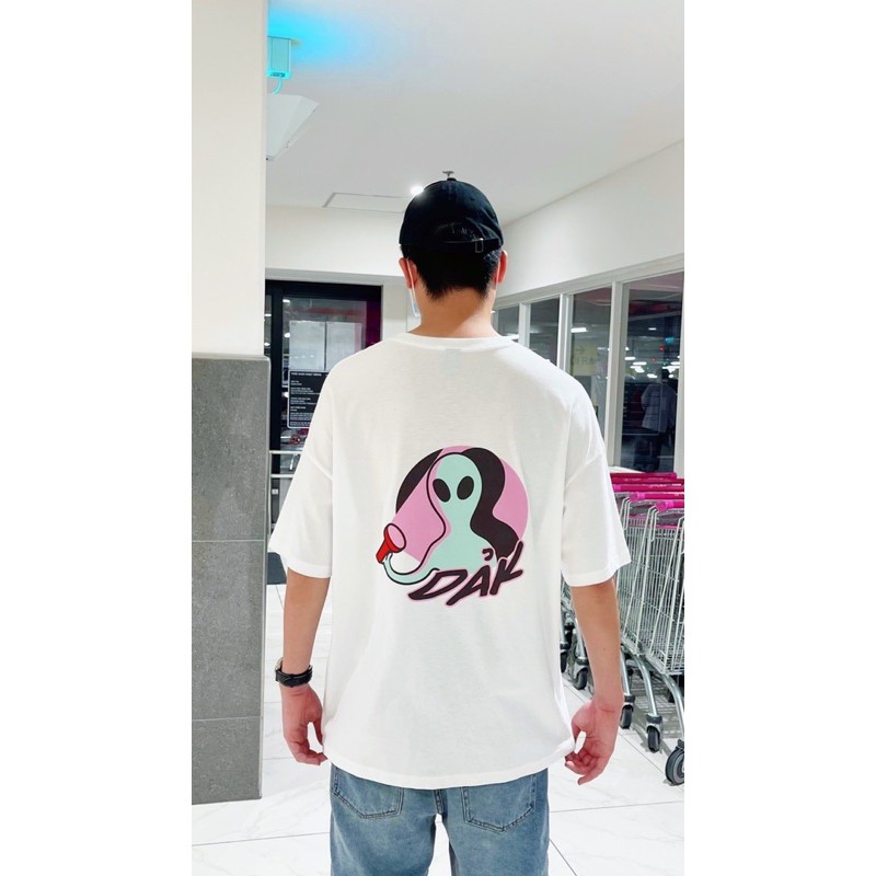 Áo Thun Nam Nữ Unisex BOO Oversize, Cotton Cao Cấp In Hình OOB DAK