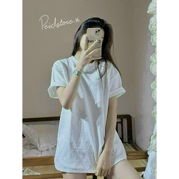 Áo Phông Xích 4 Kiểu Chữ Dập Nổi Chuẩn From Xịn