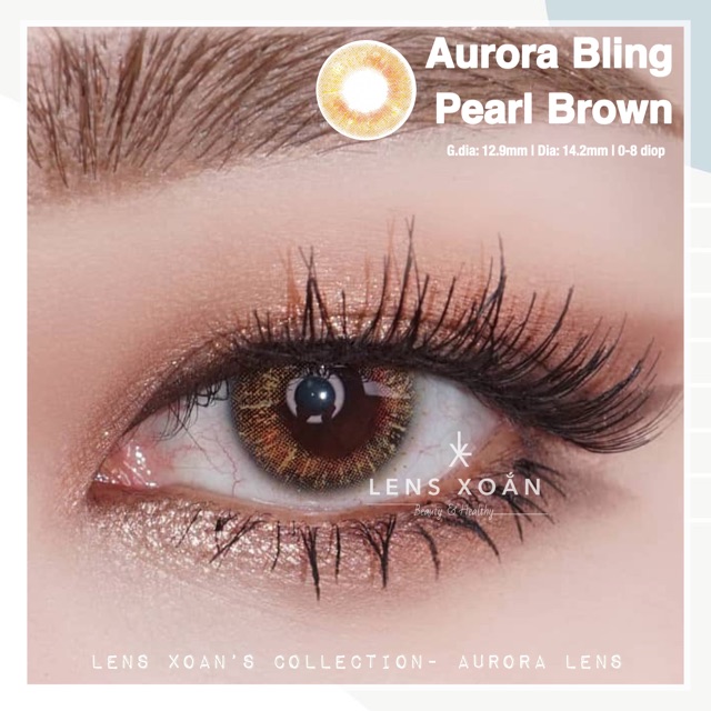 ÁP TRÒNG AURORA BLING BROWN