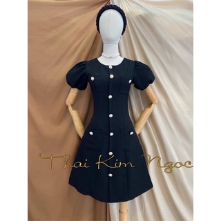 Đầm dự tiệc phối nút sang trọng