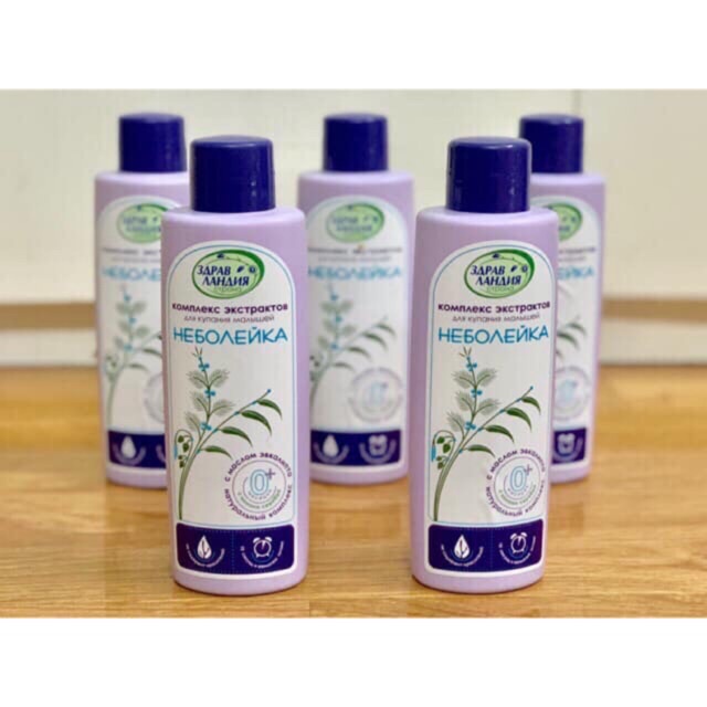 Sữa tắm thảo dược chống cảm Zdravlandiya cho bé 0m+ 250ml (Nga)