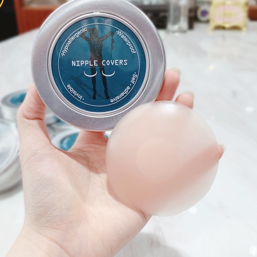 Miếng dán ngực Silicone SUSANNY Ultra Thin siêu dính, hộp 4 đôi, che tên sản phẩm