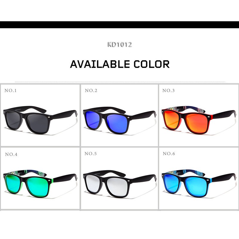 Kính Mát Nam Nữ KDEAM Thời Trang Phân Cực Gọng Vuông Chống UV400 Tròng Đổi Màu | BigBuy360 - bigbuy360.vn
