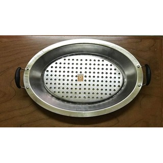 Khay lẩu cá chép om dưa inox tiện dụng