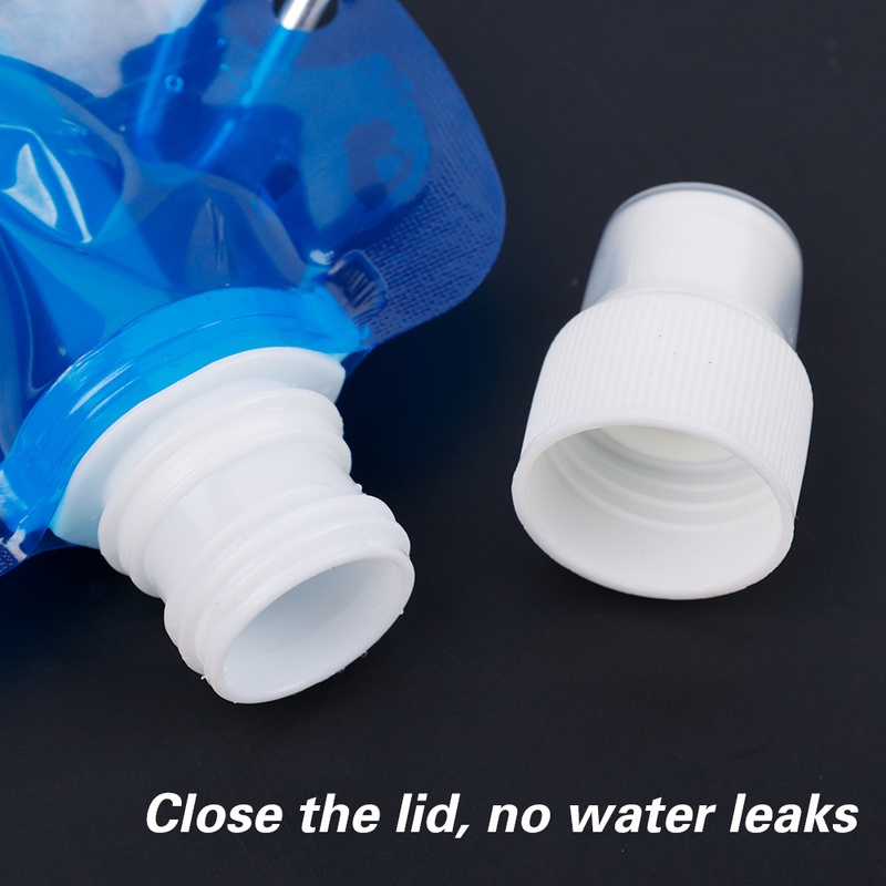 【Random Color】chai Đựng Nước Thể Tích 480ml Có Móc Treo Tiện Dụng Khi Đi Du Lịch/Leo Núi/Cắm Trại Ngoài Trời