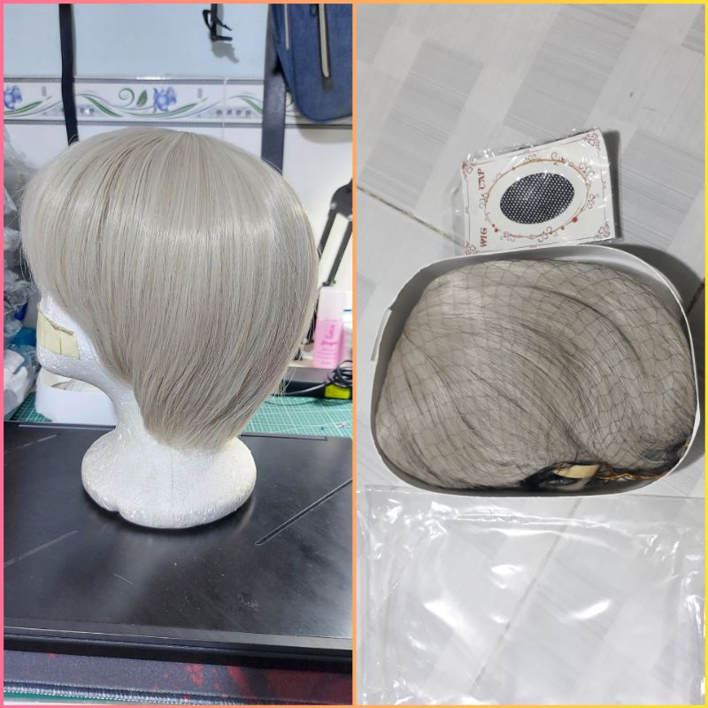 Wig/tóc giả nam cosplay Toge Inumaki Jujutsu Kaisen -  chú thuật hồi chiến