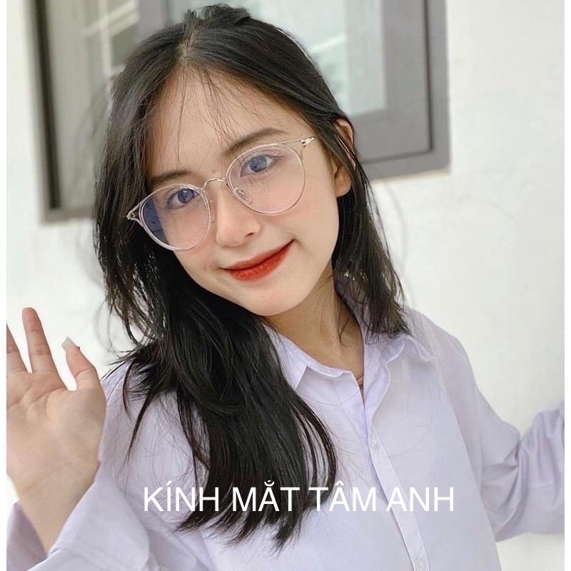 GỌNG KÍNH TRẮNG TRONG SUỐT NAM & NỮ 20 KIỂU DÁNG NHẬN CẮT TRÒNG CẬN LOẠN THEO YÊU CẦU