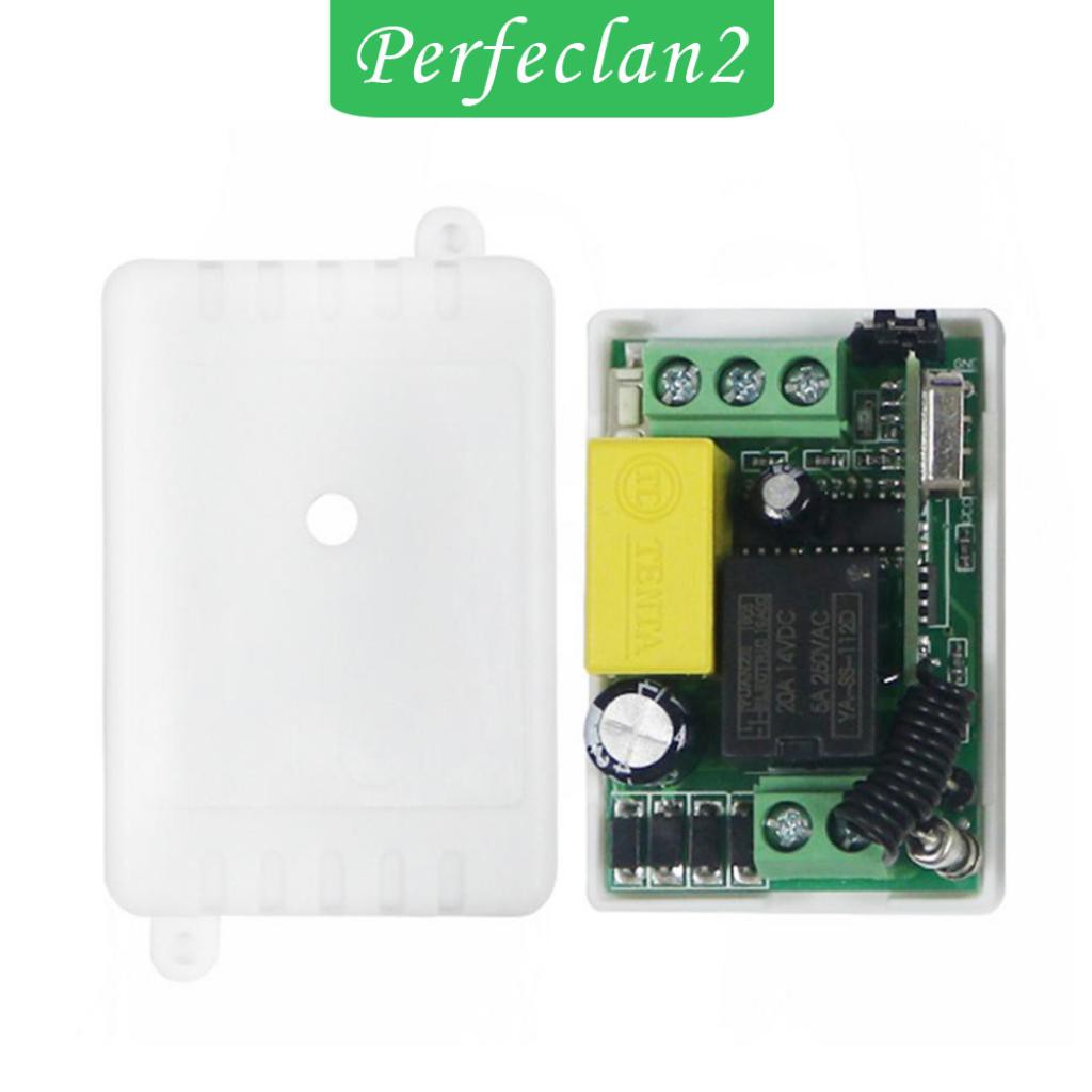 [PERFECLAN2] 220V 10A Wireless RF Remote Control Receiver Relay Switch 433MHZ DIY Module