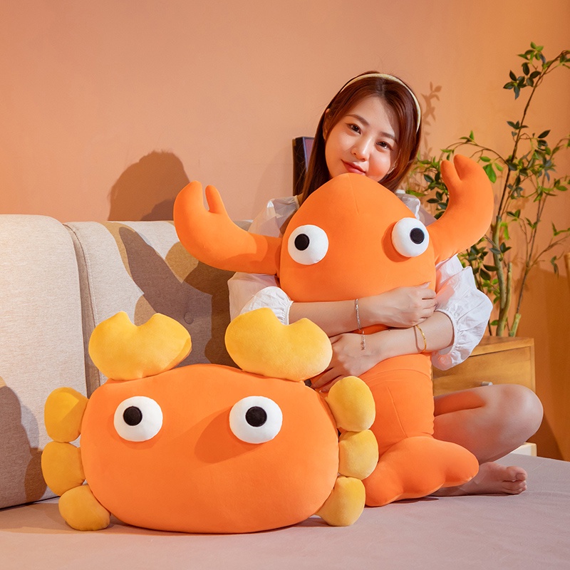 Thú Nhồi Bông Hình Cua / Tôm Hùm Dễ Thương Cho Bé Gái