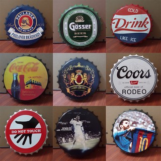 Nắp Chai Bia Trang Trí Tường - 35cm