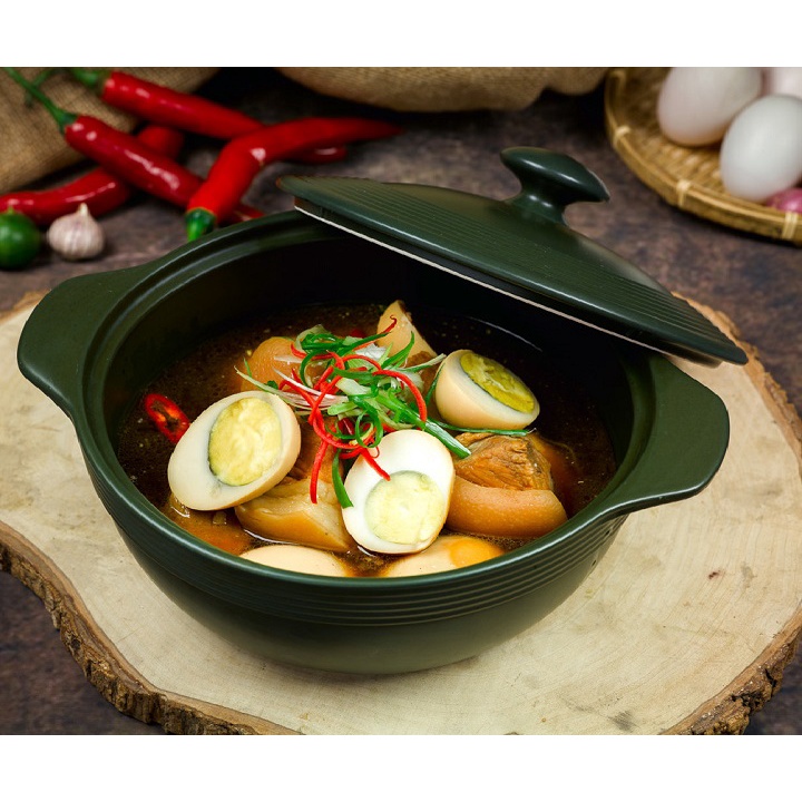 Nồi kho thịt sứ Minh Long 1L - nồi sứ kho thịt minh long