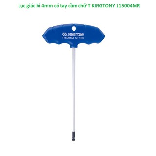 Lục giác bi 4mm có tay cầm chữ t kingtony 115004mr