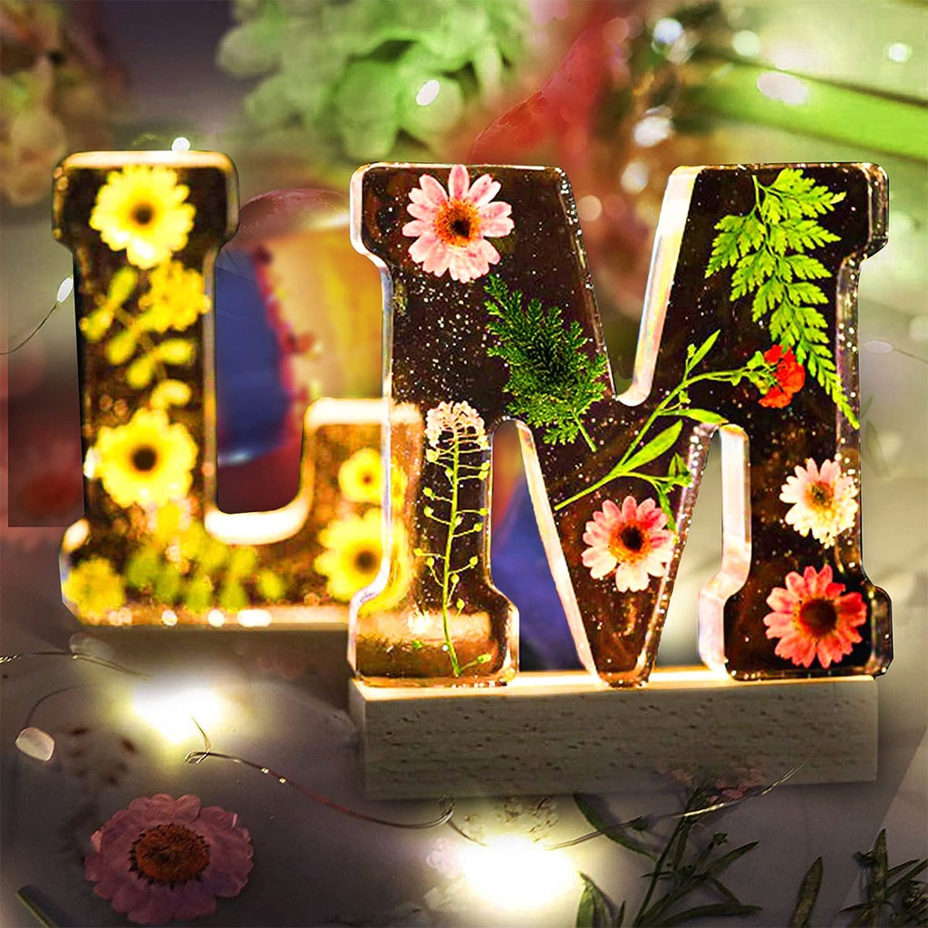 Khuôn silicone 12cm Tạo Hình Chữ Cái diy Trang Trí Nhà / Sự Kiện