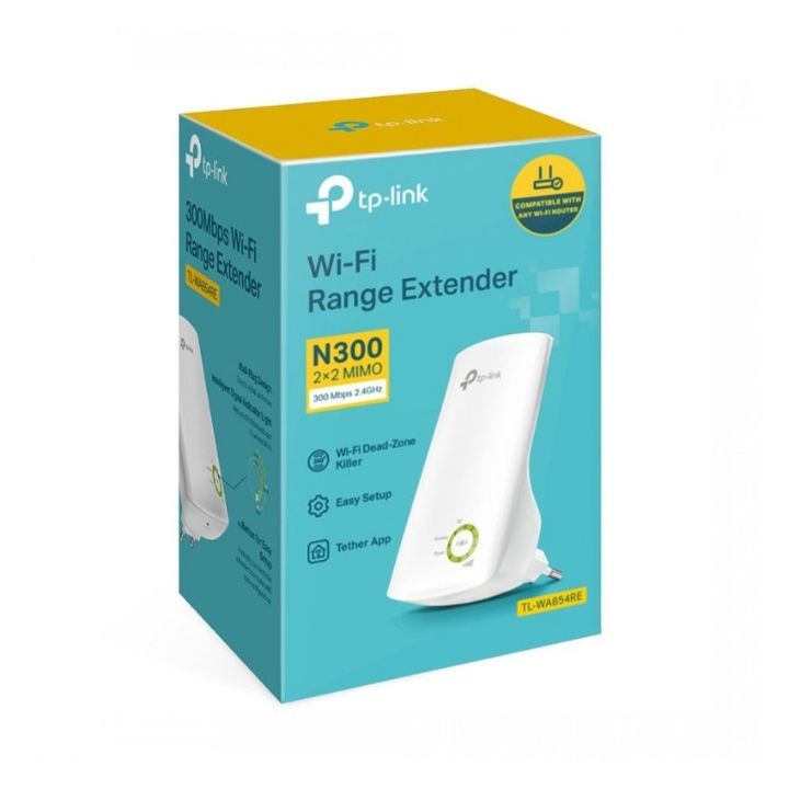 Bộ kích sóng wifi không dây TP-Link TL-WA854RE repeater mở rộng chuẩn N 300Mbps bảo hành 24 tháng - VDS SHOP