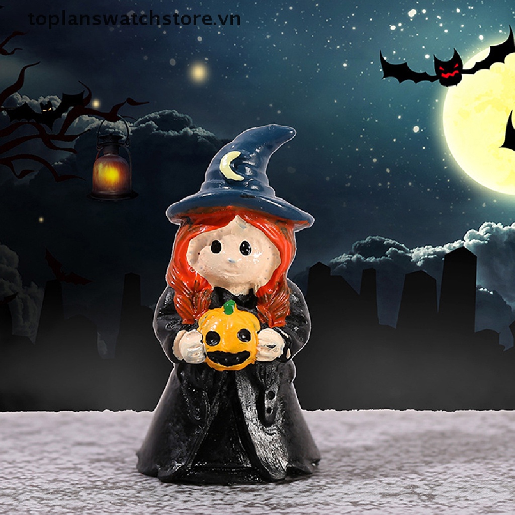 Mô Hình Nhà Búp Bê Mini Bằng Nhựa Resin Trang Trí Halloween