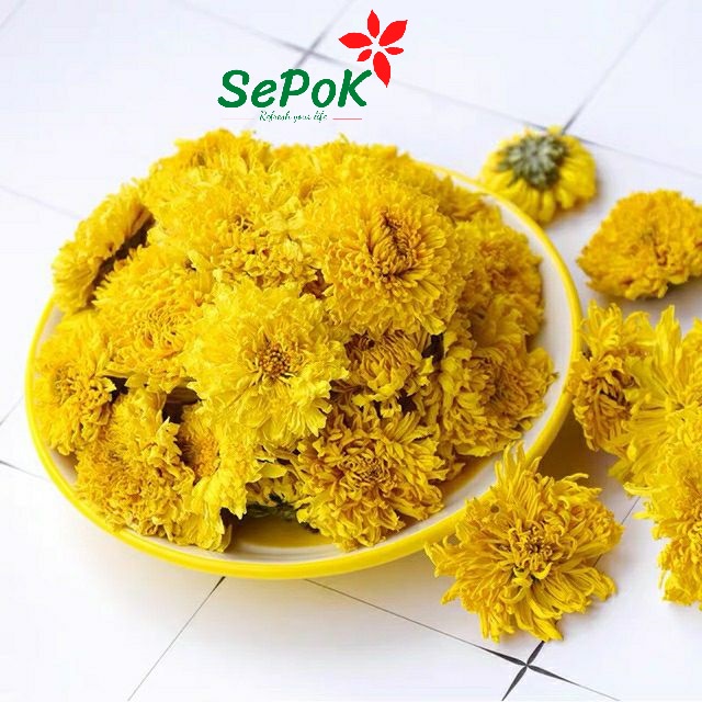 Hoa Cúc Vàng Sấy Khô Sepok - 50g/100g