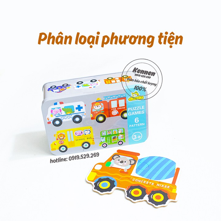 Siêu Ghép hình puzzle bản to cho bé 2+