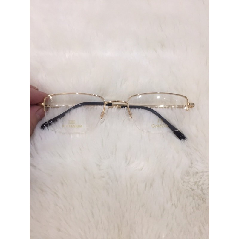 Gọng kính omega 18k titanium sang trọng