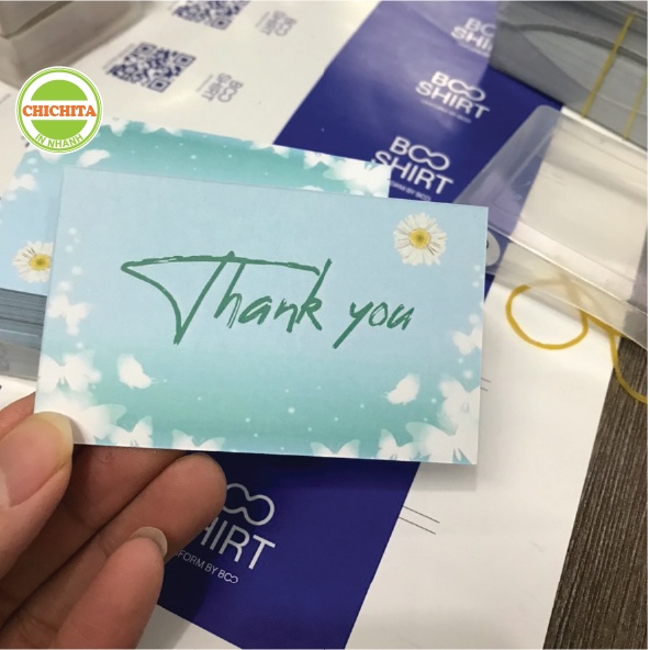 COMBO Card Cám Ơn, Card Thank You, Thiệp Cảm Ơn hàng có sẵn Mẫu 31-37