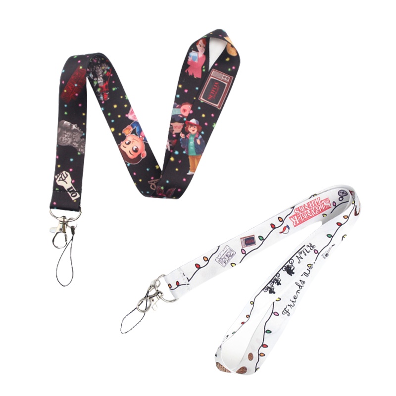 Stranger Things Neck Strap Lanyard for Keys Keychain Badge Holder ID Credit Card Pass Phone Charm Accessories