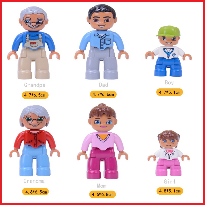 Mô hình các nhân vật Gorock tương thích Duplo - Đồ chơi xếp hình lắp ráp