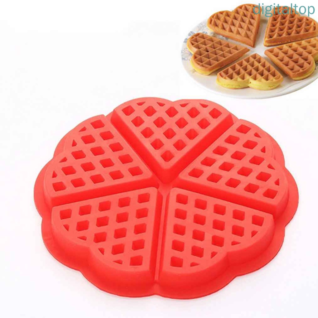 Khuôn Silicon Làm Bánh Waffle / Sô Cô La / Bánh Quế Kháng Nhiệt Diy