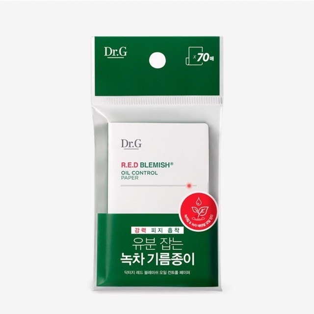 Dr.G Giấy thấm dầu R.E.D Blemish Oil Control Paper 70pcs