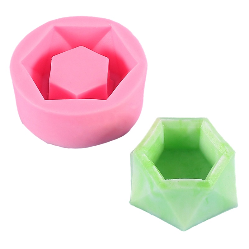 Khuôn Silicone Làm Chậu Cây Mọng Nước DIY Tiện Dụng