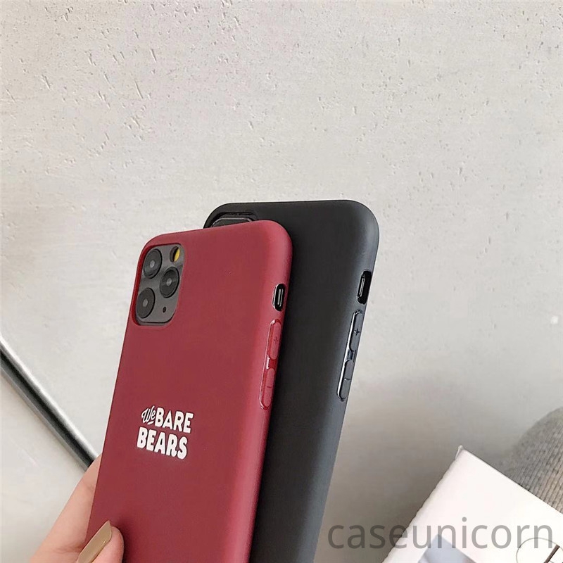 Ốp điện thoại họa tiết hoạt hình We Bare Bears kèm giá đỡ cho iPhone 11 Pro Max 6s 6 7 8 Plus 12 Pro Max iPhone XR X XS Max 12 mini | BigBuy360 - bigbuy360.vn