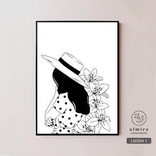 💝Tranh vải nghệ thuật - trang trí treo tường - tặng đinh 3 chân [L003]