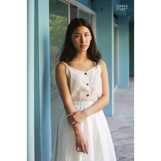 Áo 2 Dây màu trơn Linen One size Vintage Đơn giản Thời trang Nữ Áo dây Áo ba lỗ - by Góc của Lam
