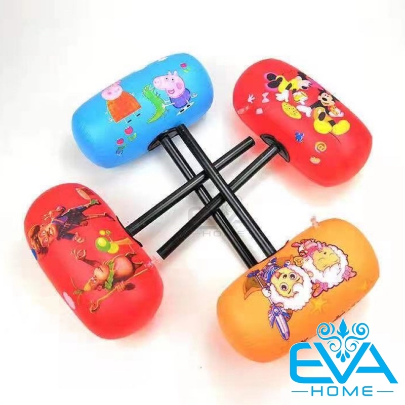 Đồ Chơi Bơm Hơi Búa Tạ Cầm Tay Hoạ Tiết Hoạt Hình Lớn Large Cartoon Inflatable Hammer 70 Cm