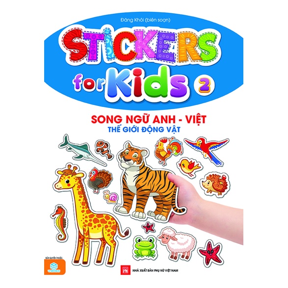 Sách - Sticker for kids - Song ngữ Anh Việt