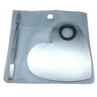 Heart Stainless Steel Palette Gel Polish Cosmetic Makeup Mixing Palette