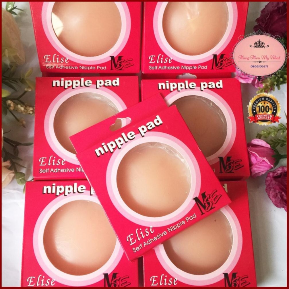 Set 2 Miếng Silicone Dán Đầu Ngực , Đầu Ti