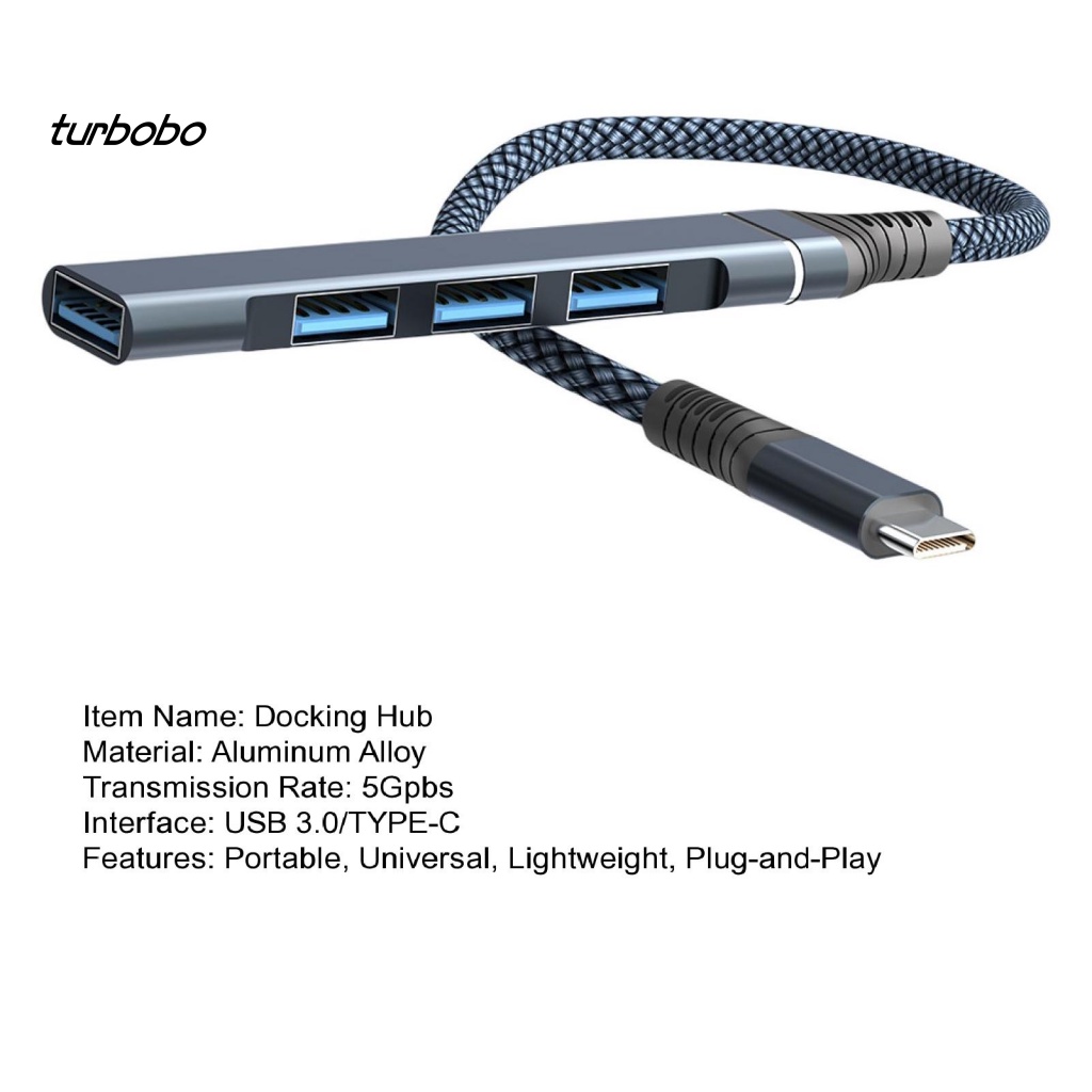 Dock Mở Rộng 4 Trong 1 Tốc Độ Cao Cho Máy Tính