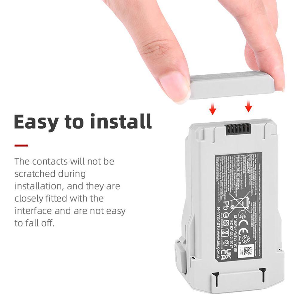 BEBETTERM Set 3 Nắp Đậy Pin Máy Bay Điều Khiển Từ Xa DJI Mini 3 Pro
