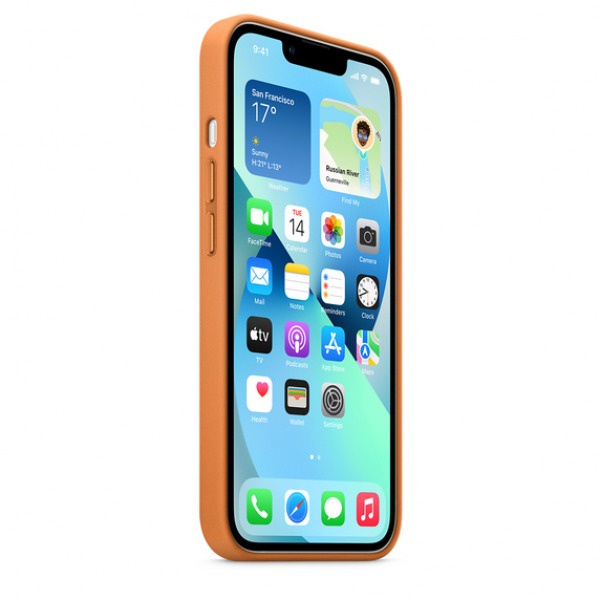 Ốp Lưng Apple Leather Case With Magsafe For IPhone 13 Chính Hãng