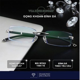 Gọng kính cận không viền càng chữ thập V40