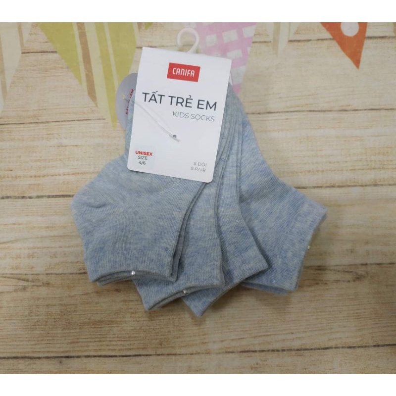 Set 5 đôi tất unisex trẻ em Canifa