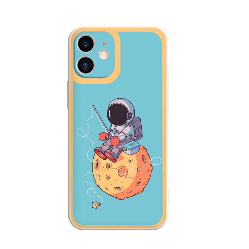 Ốp iphone - Ốp lưng iphone cạnh vuông Câu sao dành cho ip 6 đến 14promax - ng045