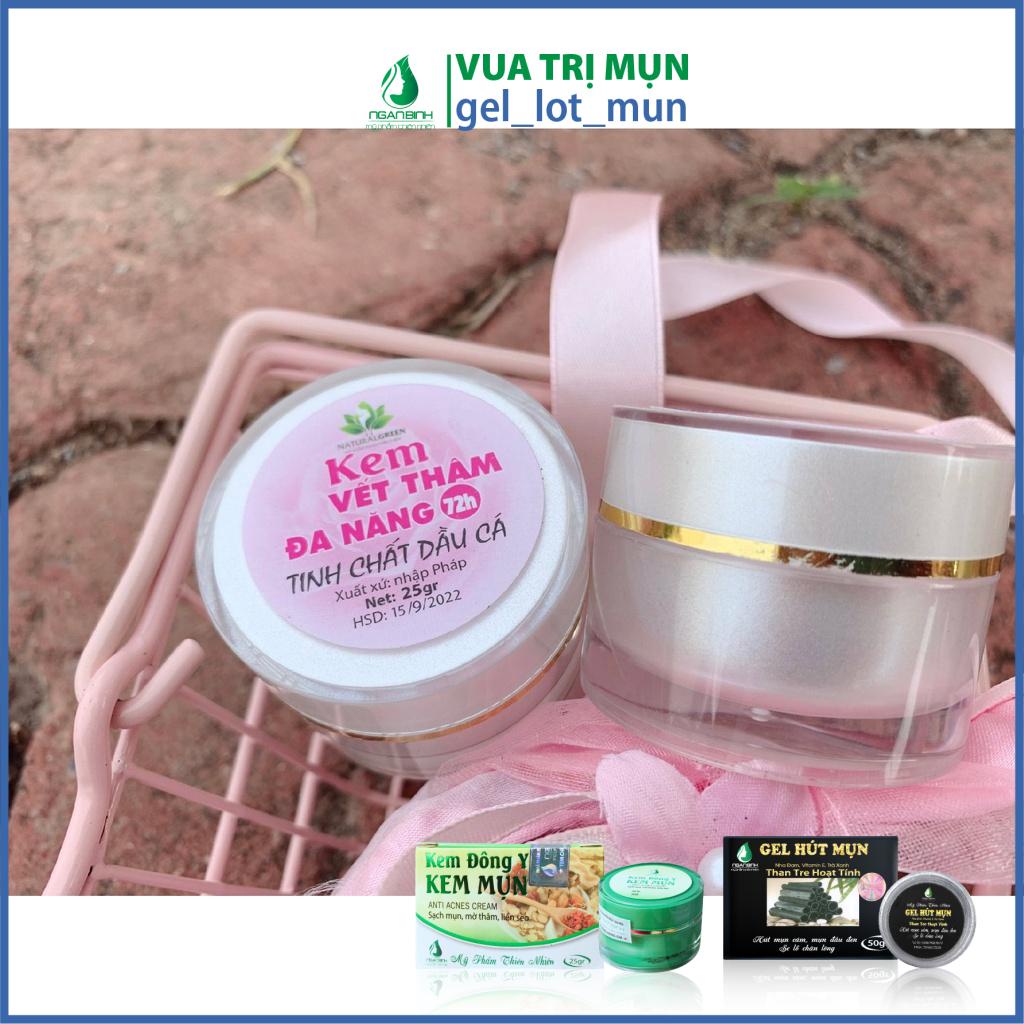 (Mẫu mới 25gr) Kem thâm dầu cá, mờ vết thâm mụn, thâm muỗi...