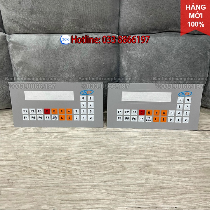 Decal mặt bàn phím xăng dầu ND Nam Dương