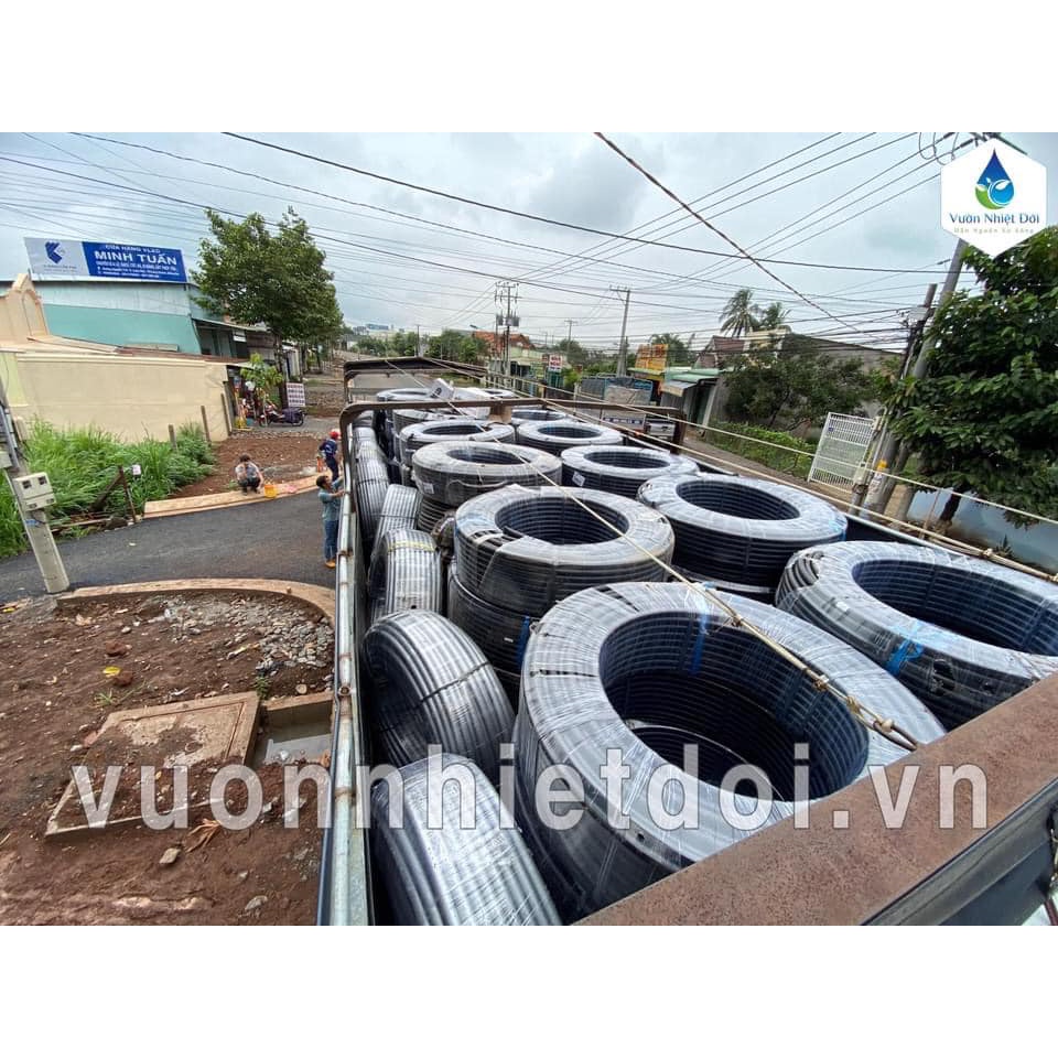 Cuộn 200m Ống 100% nhựa nguyên sinh - Dùng thi công hệ thống tưới Tuổi thọ lên đến 20 năm - BH 5 năm