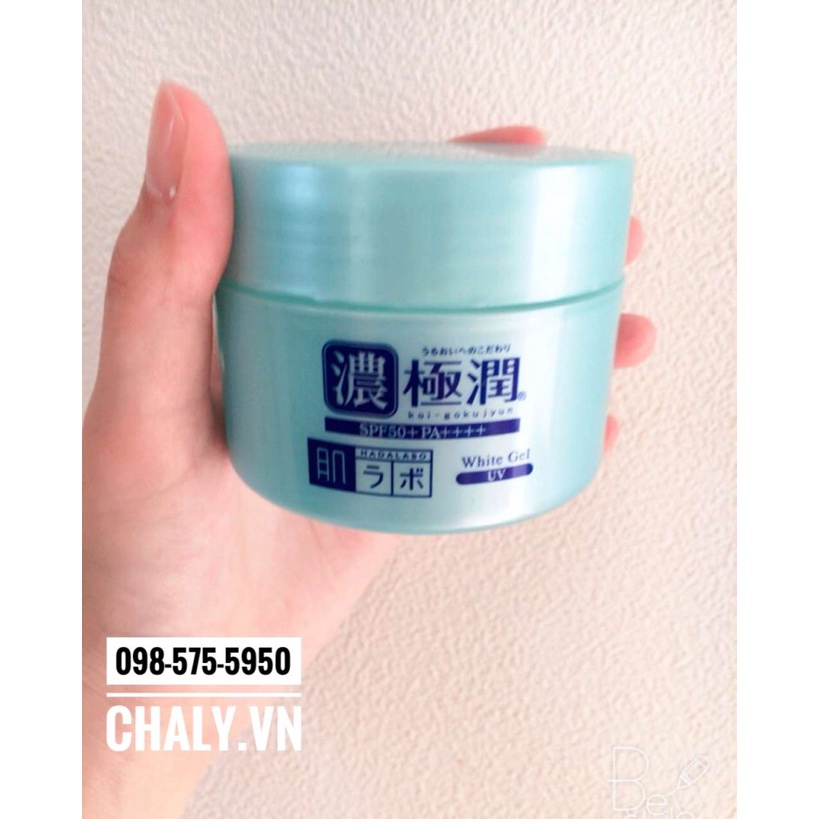 Kem dưỡng ngày Hada Labo Gokujyun 7 trong 1 UV White Gel nội địa Nhật