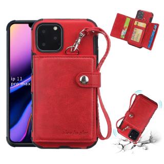 Apple Ốp Điện Thoại Da Pu Dạng Ví Đa Năng Có Ngăn Đựng Thẻ Cho Iphone 11 11pro Xsmax