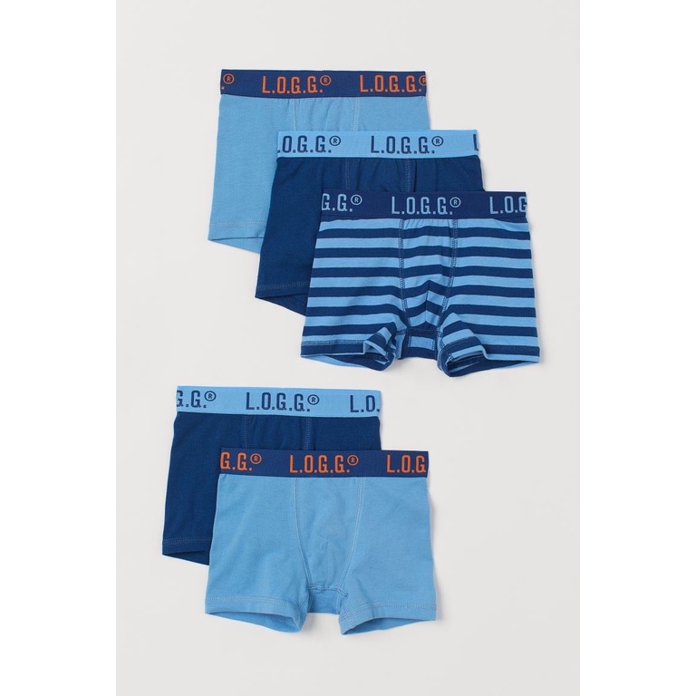 Set 5 sịp đùi HM nhiều màu