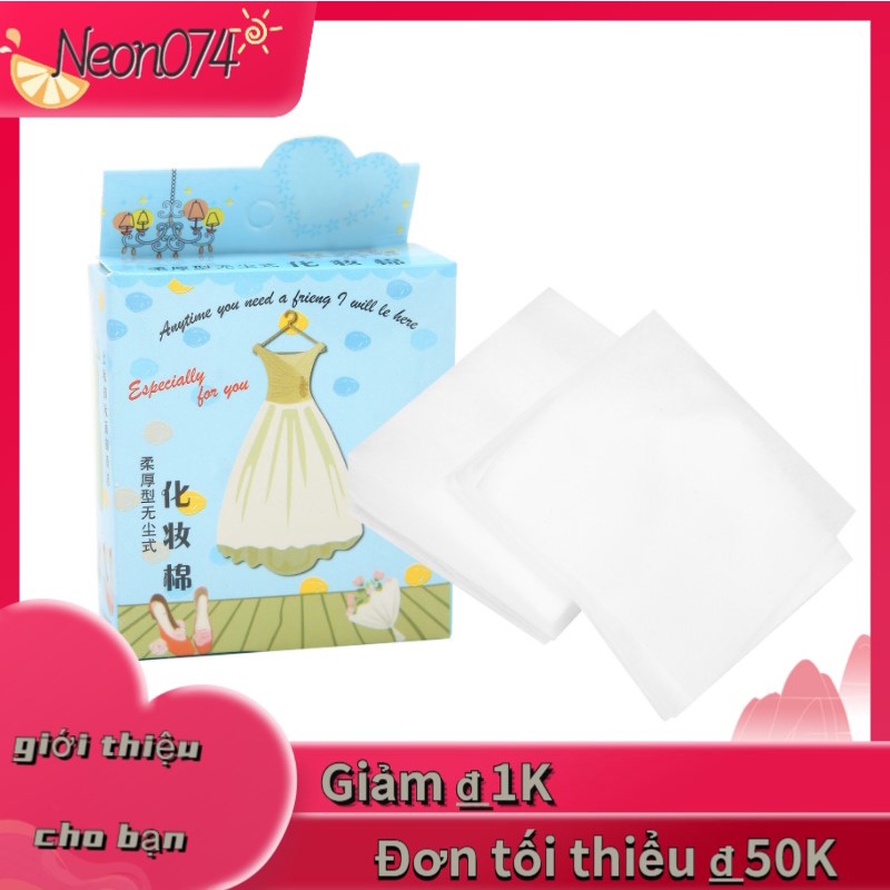Set 40 Miếng Bông Tẩy Trang Neon074 Dùng Một Lần